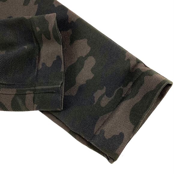 Spanx Look at Me Now Cropped Leggings Seamless Black Camo Womens Sz Large - Picture 7 of 10